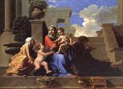 Poussin, The Saint Family on the stair
